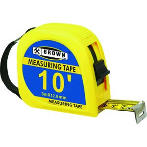 Tape Measure 25 BRN